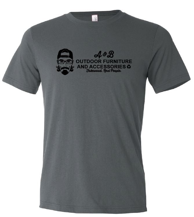A&B Outdoor Furniture and Accessories Logo T-Shirt (Asphalt)