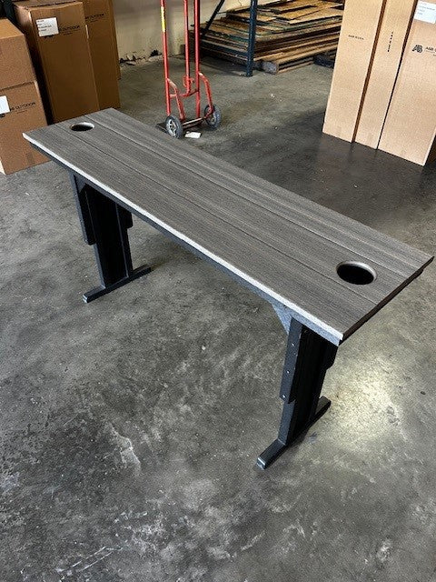 Adjustable Height Hot Tub Table - With drink holders (Ash/Luxe)