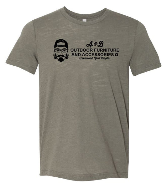 A&B Outdoor Furniture and Accessories Logo T-Shirt (Olive)