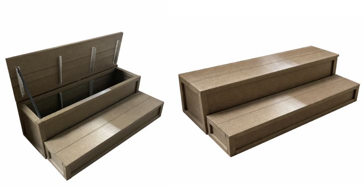 HDPE Hot Tub Storage Step